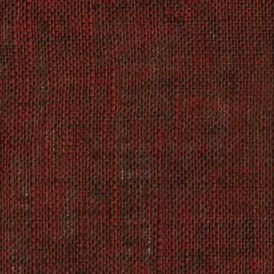 Kast Kashka Antique Red in Kashka Beige Drapery Linen Solid Color Linen  Fabric