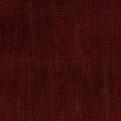 Kast Kashka Turkish in Kashka Red Drapery Linen Solid Color Linen  Fabric