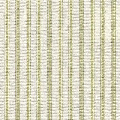 Kast Tag Green in Tic Tac Toe Green Drapery-Upholstery Cotton Ticking Stripe   Fabric
