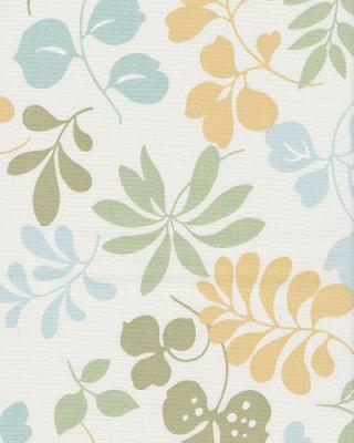 P  Kaufmann Foxy Leaf Robins Egg in New Additions 2009 Blue Drapery Cotton Leaves and Trees   Fabric