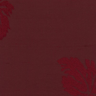Bakou Burgundy in sept 2022 Red Multipurpose Silk Floral Embroidery Leaves and Trees  Floral Silk  Embroidered Silk   Fabric