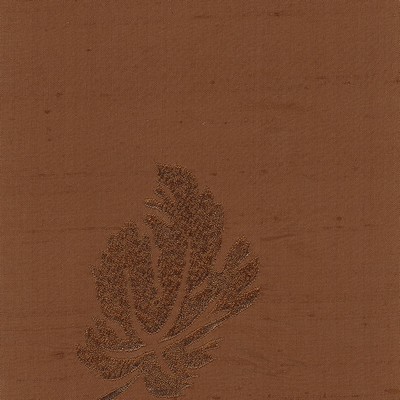 Bakou Latte in sept 2022 Brown Multipurpose Silk Floral Embroidery Leaves and Trees  Floral Silk  Embroidered Silk   Fabric