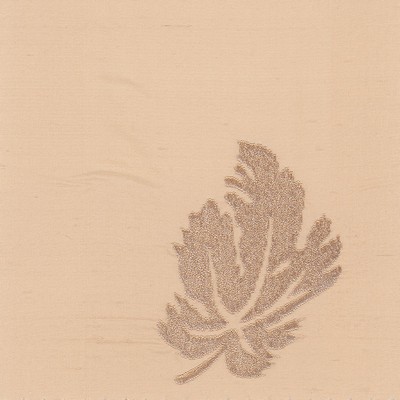 Bakou Sand in sept 2022 Brown Multipurpose Silk Floral Embroidery Leaves and Trees  Floral Silk  Embroidered Silk   Fabric