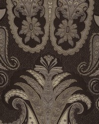 Caledonia Paisley Black by   