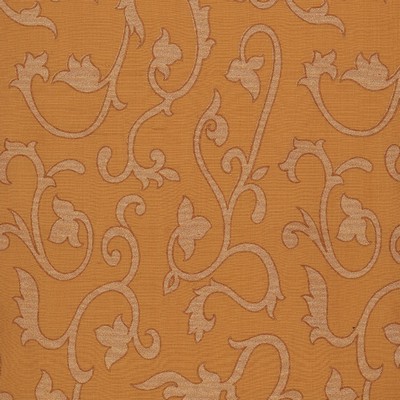 Piccolo Butterscotch in sept 2022 Orange Multipurpose Dupioni  Blend Scrolling Vines  Dupioni Silk  Floral Silk   Fabric
