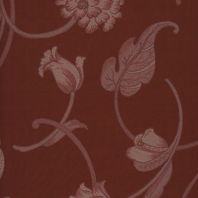 Rhett Cinnamon in sept 2022 Red Multipurpose Dupioni  Blend Large Print Floral  Jacobean Floral  Floral Silk   Fabric