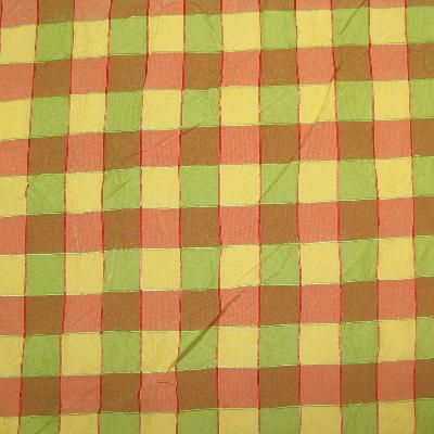 Crinkle Garden in KT Fabrics Discount  Plaid and Tartan  Fabric