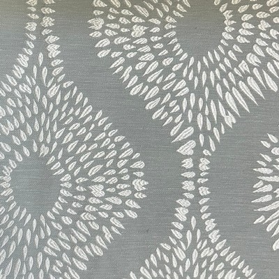 Lady Ann Fabrics Lomasi B Fog in Lomasi Grey Multipurpose Polyester  Blend Crewel and Embroidered  Diamond Ogee  