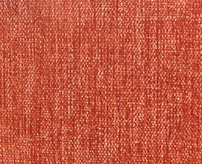 Latimer Alexander Lynwood Coral in Lynwood Red Polyester Solid Color Chenille  High Wear Commercial Upholstery  Fabric