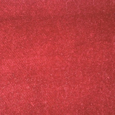 Latimer Alexander Marvel Red Velvet in Marvel Red Upholstery Polyester Fire Rated Fabric High Wear Commercial Upholstery CA 117  Fire Retardant Velvet and Chenille  NFPA 260  Solid Velvet   Fabric