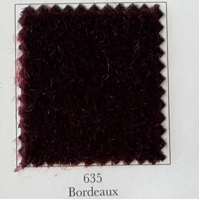 Latimer Alexander Nevada Bordeaux Red Upholstery Wool  Blend Mohair Velvet 