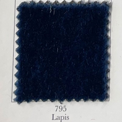 Latimer Alexander Nevada Lapis in Nevada Blue Upholstery Mohair  Blend Wool Mohair  Mohair Velvet  Mohair Velvet  Solid Blue  Solid Velvet  Wool   Fabric
