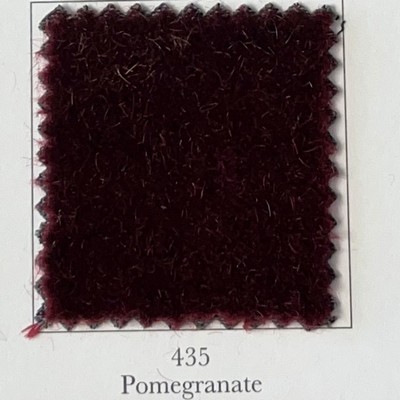 Latimer Alexander Nevada Pomegranate Mohair Velvet in Nevada Red Multipurpose Mohair  Blend Mohair Velvet  Solid Velvet  Wool   Fabric