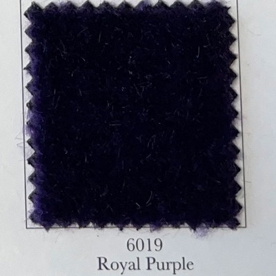 Latimer Alexander Nevada Royal Purple Mohair Velvet in Nevada Purple Multipurpose Mohair  Blend Mohair Velvet  Solid Velvet  Wool   Fabric