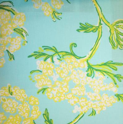 Lee Jofa RACY LACEY 2011102 53 in Lilly Pulitzer Blue Drapery-Upholstery Cotton Large Print Floral   Fabric