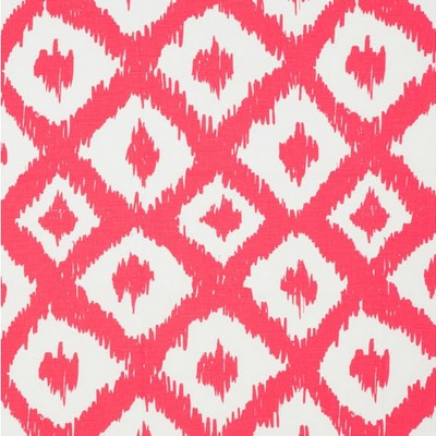 Lee Jofa Big Wave Flamingo in Lilly Pulitzer II Fabric Pink Drapery-Upholstery COTTON  Blend Southwestern Diamond   Fabric