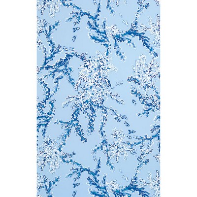 lilly pulitzer designer wallpaper beach wallpaper beach house fabrics resort fashions Corally Sky Worth Wallpaper