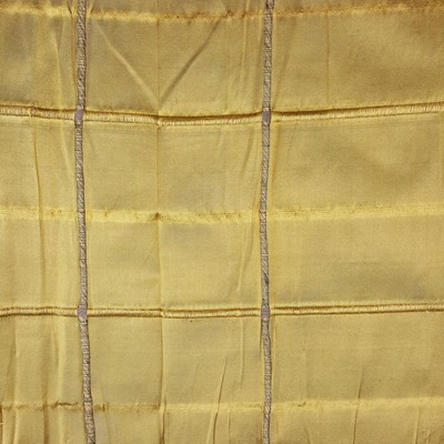 Libas International 37462 Gold Silk in Silk Check Gold Multipurpose Silk Check  Plaid and Check Silk   Fabric