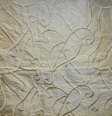 Libas International Taj Mahal Ivoire Silk in New Libas 2012 Drapery Silk Modern and Contemporary Silk  Embroidered Silk   Fabric
