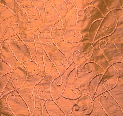 Libas International Taj Mahal Spice Silk in New Libas 2012 Drapery Silk Modern and Contemporary Silk  Embroidered Silk   Fabric