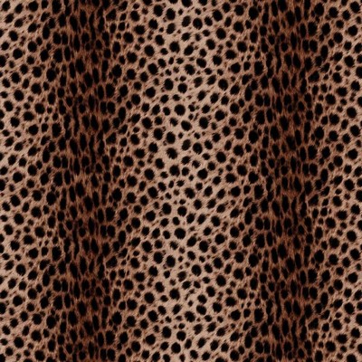 Cheetah Coffee in safari Brown Multipurpose Polyester  Blend Fire Rated Fabric Animal Print   Fabric