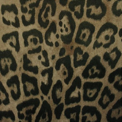 Leopard Tan in safari Brown Multipurpose Polyester  Blend Fire Rated Fabric Animal Print   Fabric
