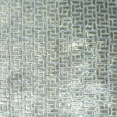 Prestige Latte Velvet in Lavish Beige Drapery-Upholstery Polyester  Blend Geometric  Patterned Velvet   Fabric