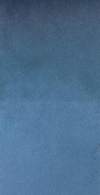 Prima Ocean in Staples - Velvet Blue Upholstery Polyester Solid Blue  Solid Velvet   Fabric