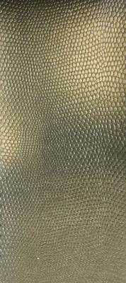 Slicker Kalamata in Staples - Vinyls Gold Upholstery Polyurethane Animal Skin   Fabric