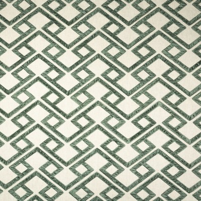 Mitchell Fabrics Amazing Aloe in Book 2204 Multi-Purpose Green Blue Green Multipurpose Polyester21%  Blend Fire Rated Fabric Crewel and Embroidered  Trellis Diamond   Fabric
