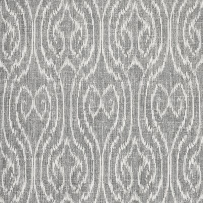 Mitchell Fabrics Notable Sterling in Book 2202 Multi-Purpose Neutrals Silver Multipurpose Polyester26%  Blend Diamond Ogee  Ethnic and Global  Ikat  Fabric