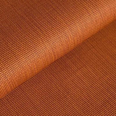 Morbern Fabric Natural Linen Burnt Orange