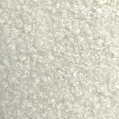 Norbar Angel Cloud angel White Multipurpose Polyester Polyester Fire Rated Fabric Boucle  Fabric