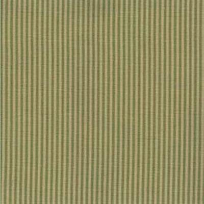 Norbar Diablo Basil 293 Boaz Green Drapery-Upholstery Cotton Cotton Fire Rated Fabric Striped Textures Small Striped  Striped  Ticking  Fabric