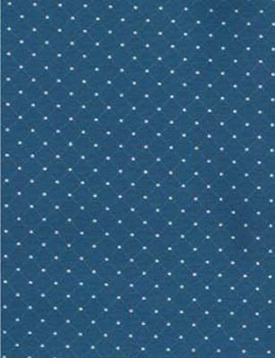 Norbar Downey Cobalt Prism Lagoon Blue Drapery-Upholstery Polyester  Blend Diamonds and Dot  Polka Dot  Fabric