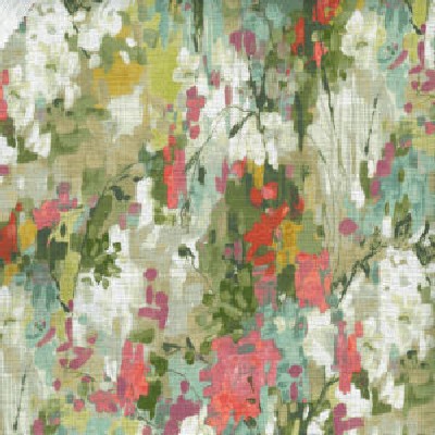 Norbar Frolic Spring COLORBOOK Beige COTTON COTTON Fire Rated Fabric NFPA 260  Modern Floral Large Print Floral  Fabric