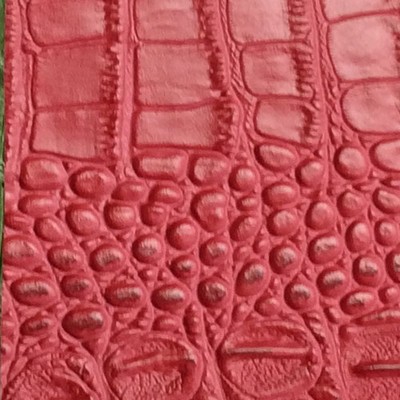 Big Crocodile Hot Pink in outback exotics Pink Upholstery VIRGIN  Blend Animal Print  Animal Skin  Animal Vinyl   Fabric