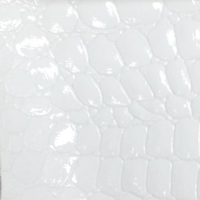 Croco Leather White in outback exotics White Upholstery VIRGIN  Blend Fire Rated Fabric Animal Print  Animal Skin  Animal Vinyl   Fabric