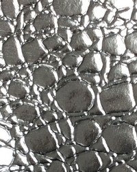 Croco Leather Silver by  American Silk Mills 
