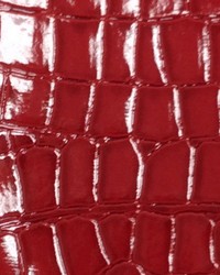 Croco Leather Red by   
