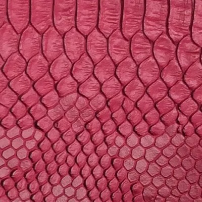Serpiente Fuschia in outback exotics Pink Upholstery VIRGIN  Blend Fire Rated Fabric Animal Print  Animal Skin  Animal Vinyl   Fabric