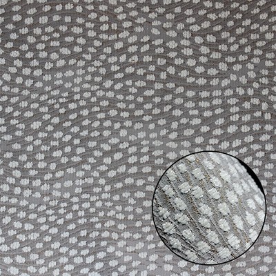 Novel Camille Stone 39115 in Escape Upholstery Wovens Grey Upholstery Polyester  Blend Fire Rated Fabric Patterned Chenille  Fire Retardant Upholstery  Polka Dot  Escape Upholstery Wovens  Fabric