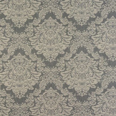 Novel Moray Silver 40048 in ELWIN LUXURY EMBROIDERIES Silver Multipurpose Polyester  Blend Elwin Luxury Embroideries Damask Medallion   Fabric