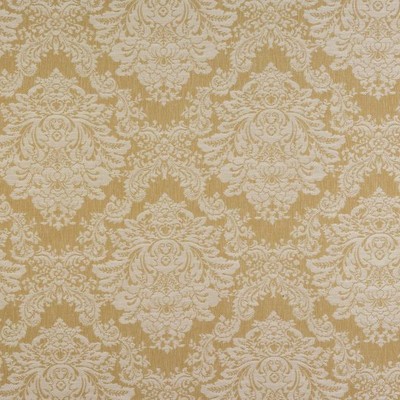 Novel Moray Ochre 40052 in ELWIN LUXURY EMBROIDERIES Yellow Multipurpose Polyester  Blend Elwin Luxury Embroideries Damask Medallion   Fabric