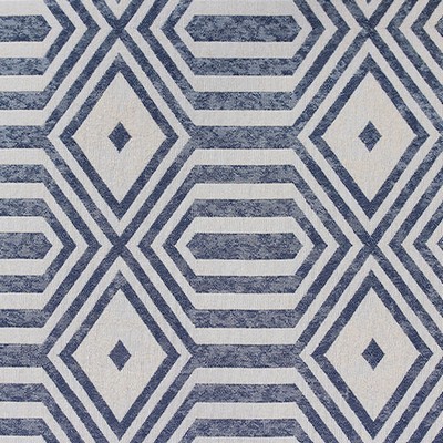 Novel Skylar Navy 39096 in Escape Upholstery Wovens Blue Upholstery COTTON  Blend Fire Rated Fabric Geometric  CA 117  Escape Upholstery Wovens  Fabric
