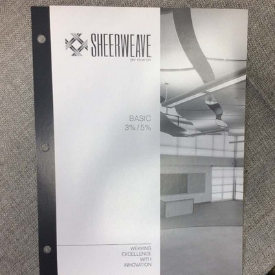 Phifer Sheerweave Sheerweave Basic Sample Card in Basic Phifer BASIC  Fabric