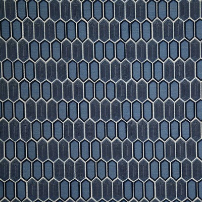 Pindler and Pindler 6130 Echo Atlantic in sunbelievable Blue Upholstery SOLUTION  Blend Fire Rated Fabric Geometric  Fun Print Outdoor  Fabric