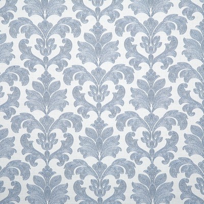 Pindler and Pindler 6538 Richfield Blueberry in sunbelievable Blue Upholstery SOLUTION  Blend Fire Rated Fabric Modern Contemporary Damask  Floral Outdoor   Fabric
