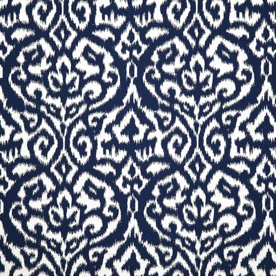 Pindler and Pindler 6542 Longview Atlantic in sunbelievable Blue Upholstery SOLUTION  Blend Fire Rated Fabric Fun Print Outdoor Ikat  Fabric