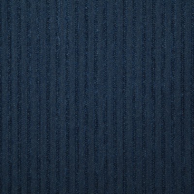 Pindler and Pindler 7317 Eastport Denim in sunbelievable Blue Upholstery SOLUTION  Blend Fire Rated Fabric Patterned Chenille  Stripes and Plaids Outdoor   Fabric